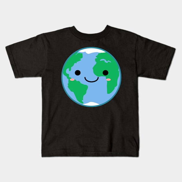 Happy Little World Kids T-Shirt by Hannah